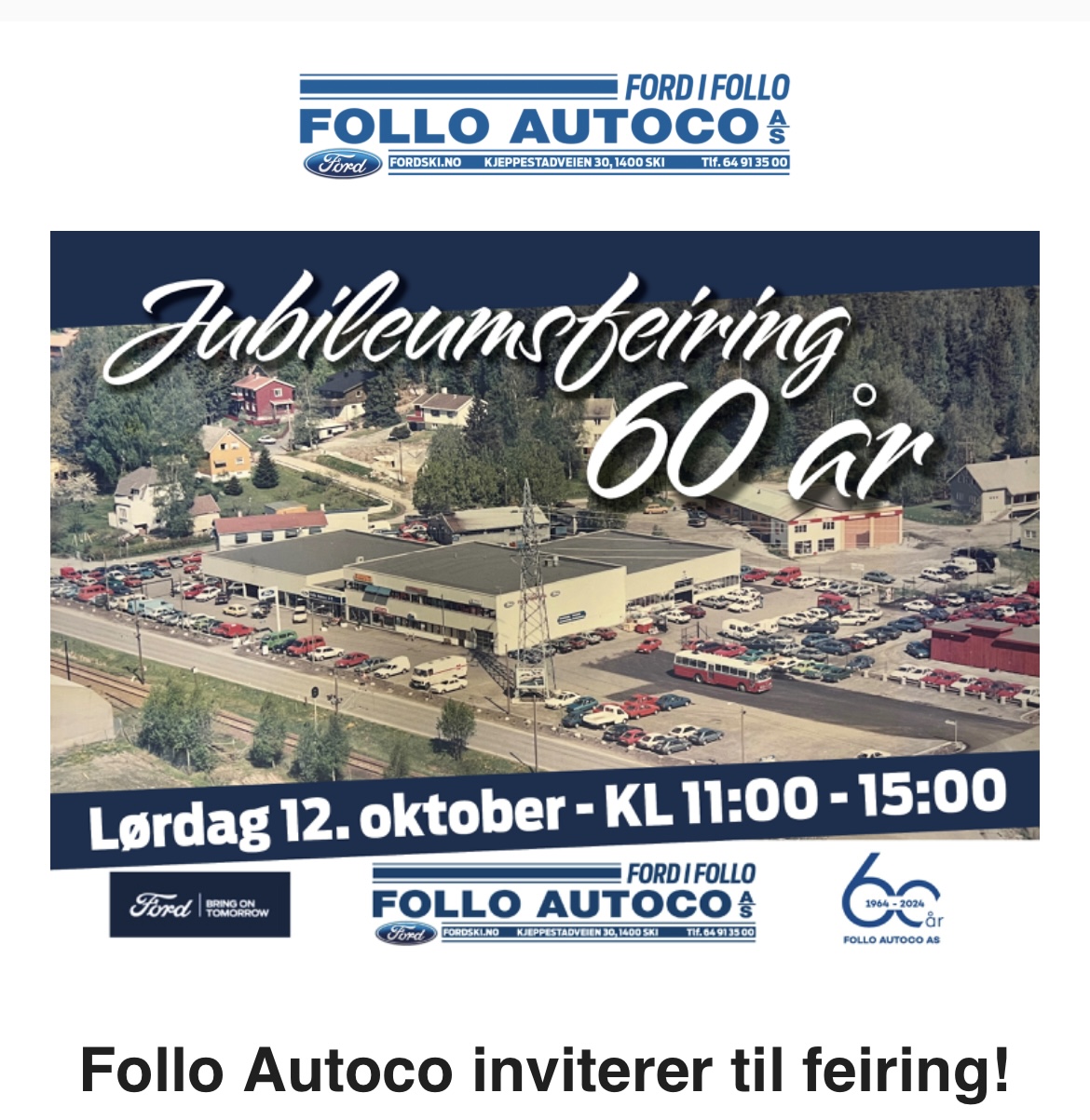 Artikkelbilde til artikkelen Follo Autoco as 60 år